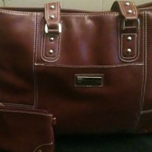Franklin Covey Tote Burgundy